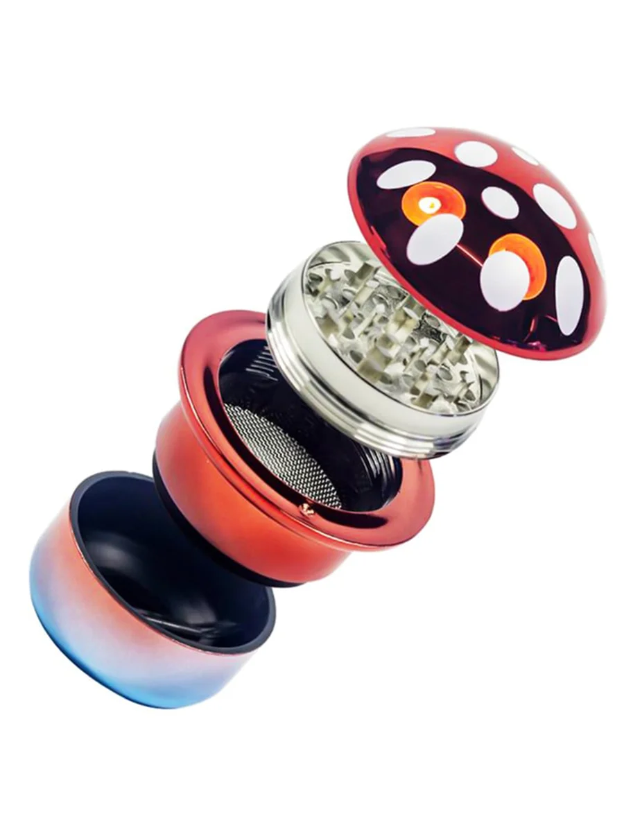 6PCS Mushroom Zinc Alloy Herb Grinder Set3 6PCS Mushroom Zinc Alloy Herb Grinder Set3