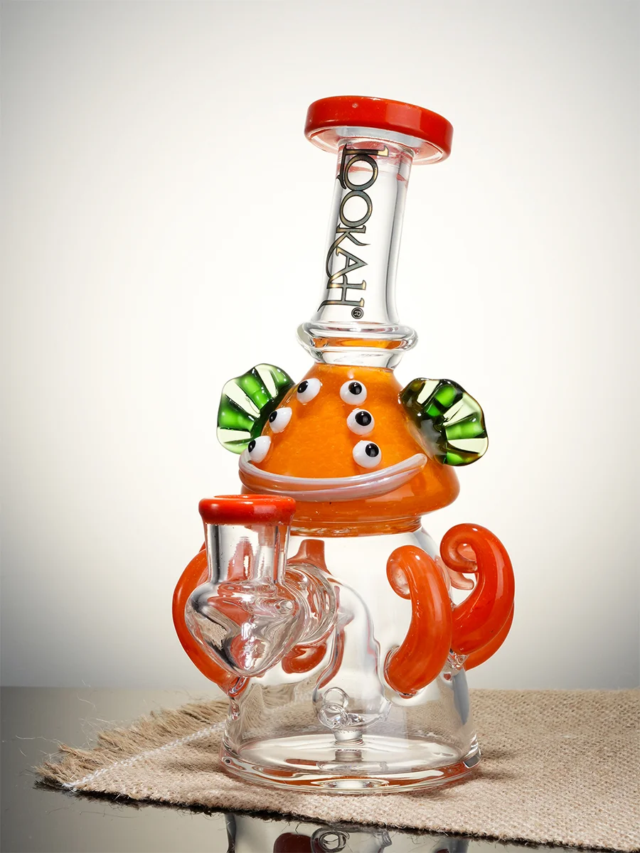 8&quot; Mini Cute Six Eyes Clown Octopus Dab Rig4