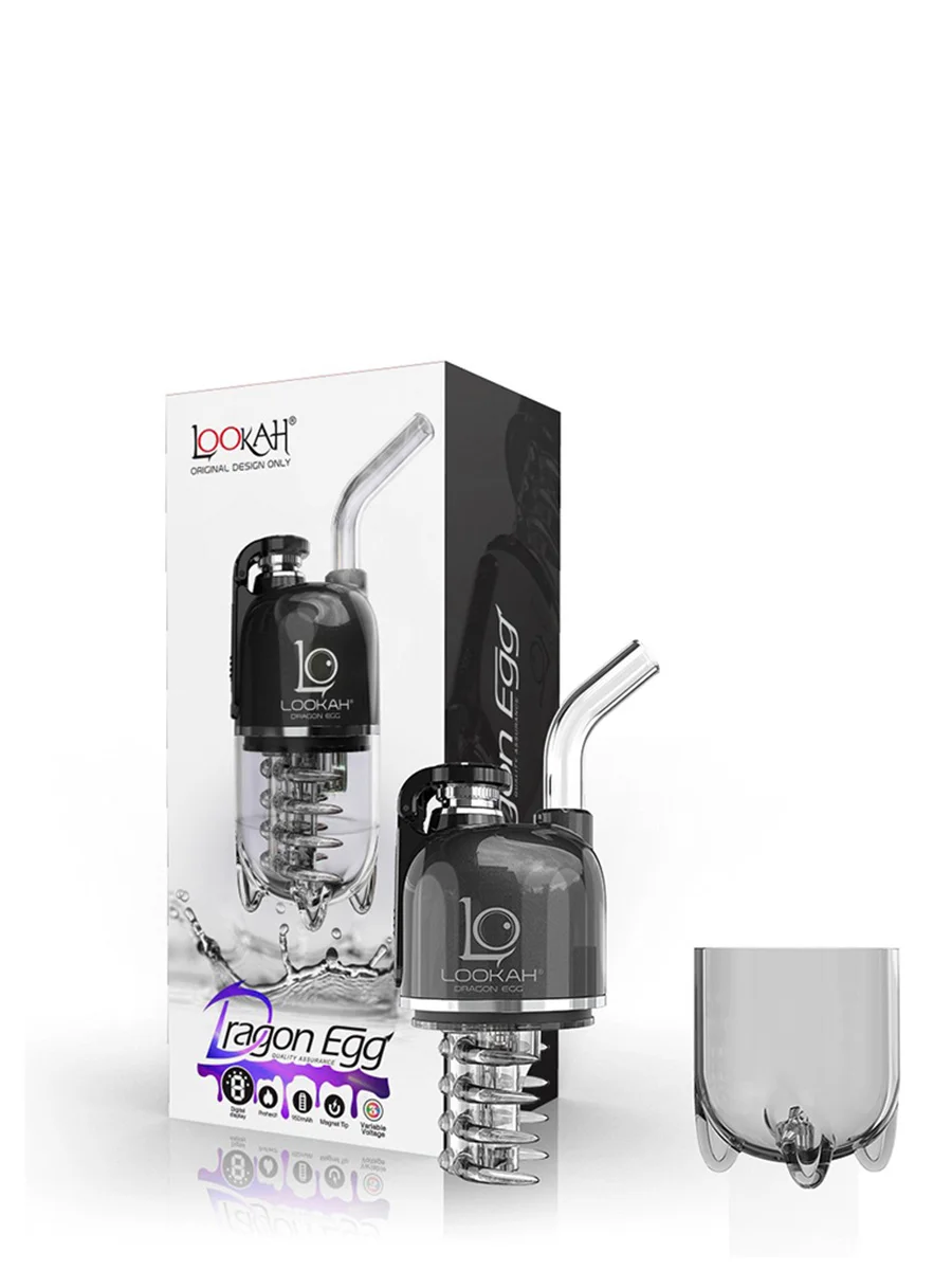 Black LOOKAH Dragon Egg Dab E Rigs Black LOOKAH Dragon Egg Dab E Rigs