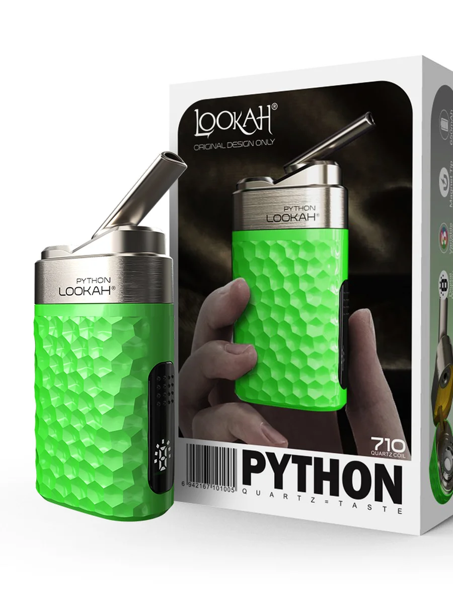 LOOKAH Python Mini Portable Discreet Wax Vape pen, Color: Blue, 4 image