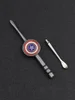 2pcs Captain America Dab Tools Gray