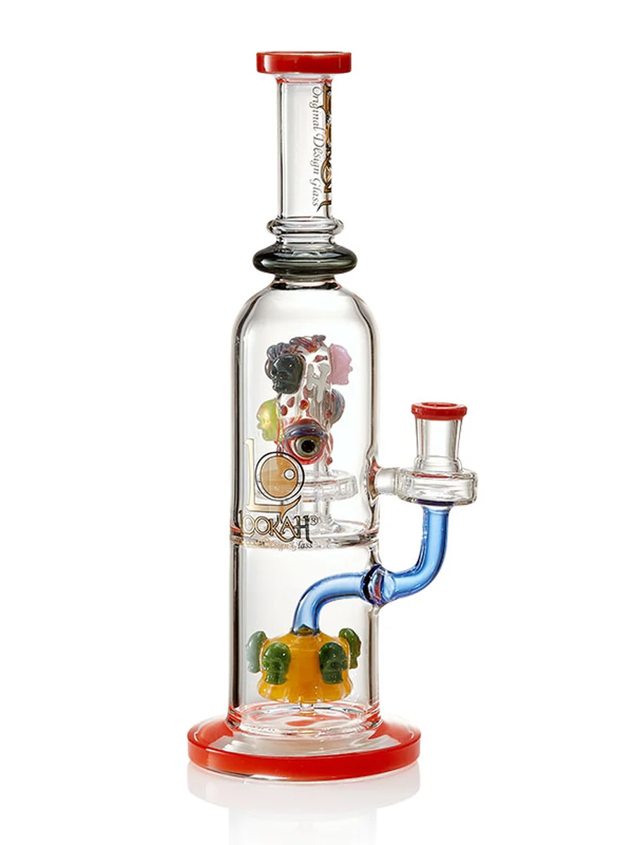 Lookah Bong 13&quot; Funny Dual Precolator Water Pipe