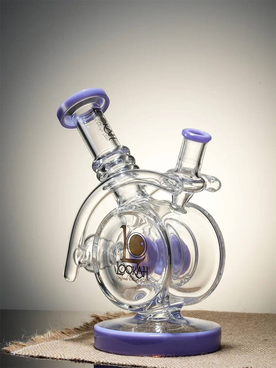 Purple 8&quot; Cute Mini Dab Rig2