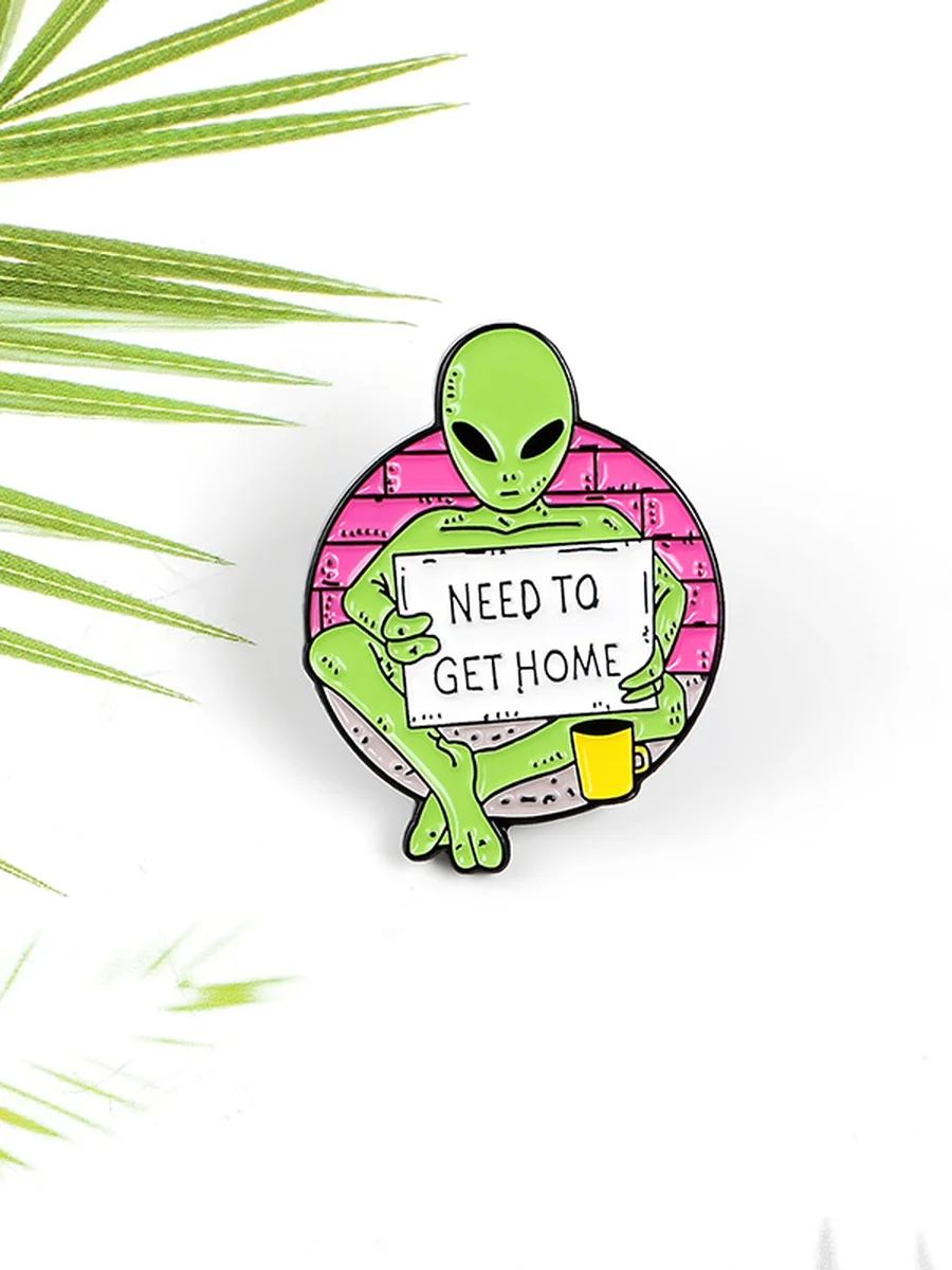 Alien Pin Brooches, 2 image