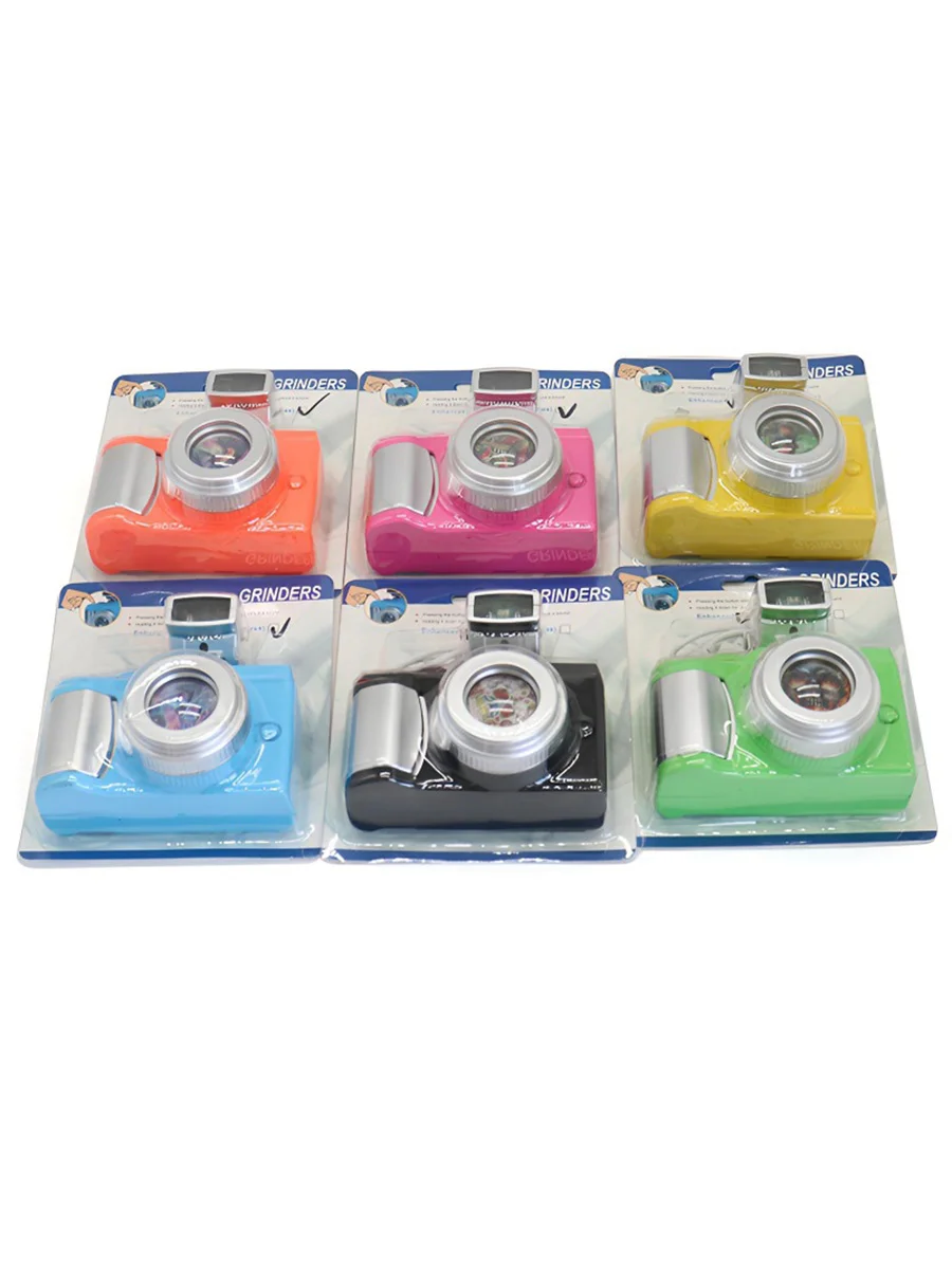 6PCS 4-Layer  Camera with Light Herb Grinder2