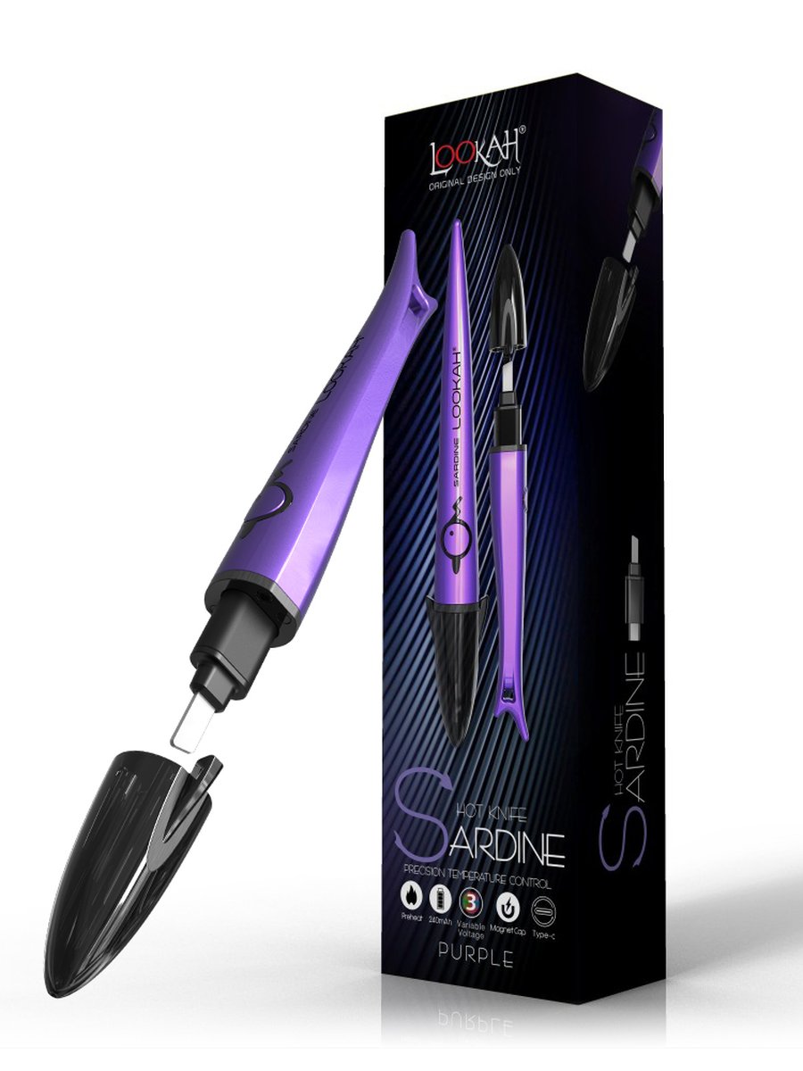 Sardine Hot Knife Electric Dab Tool, Color: Gray, 7 image Sardine Hot Knife Electric Dab Tool, Color: Gray, 7 image