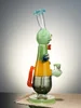 Cute Cat Gentleman Glass Water Pipe4