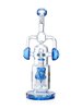 recycler decorative robot bong clear blue recycler decorative robot bong clear blue