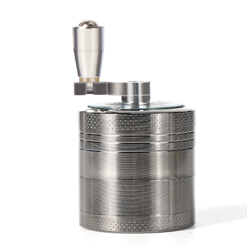 4 Layer Hand Crank Herb Grinder-G