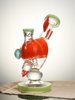 Lookah 7.5" Mini Cute Cupid’s Heart Glass Bong, Colors: Orange, 2 image Lookah 7.5" Mini Cute Cupid’s Heart Glass Bong, Colors: Orange, 2 image