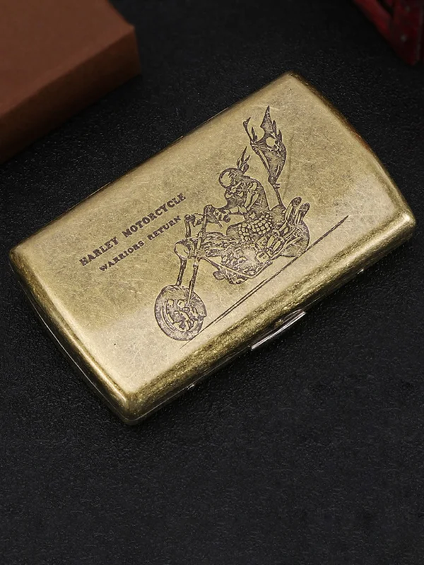 Vintage Weed Case (Holds 12  Weeds) Harley riders