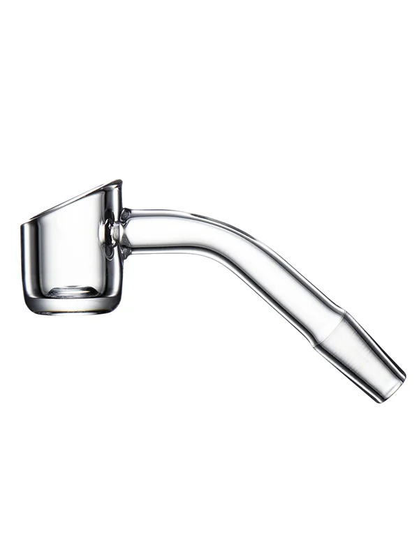 14MM /10MM Beveled Quartz Bucket Banger, Size:  14mm   14MM /10MM Beveled Quartz Bucket Banger, Size:  14mm