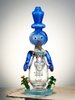 9.5&quot; Cute Garden Snowman Dab Rig blue8