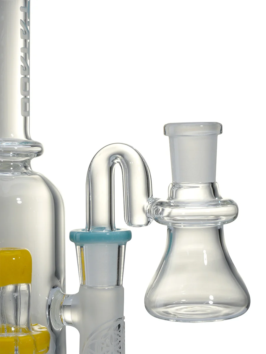 14 mm Male 90° Bent Joint Glass Ash Catcher, 6 image