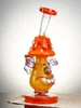 Lookah Rig 8.3" Cute Clown Mushroom Dab Rig, Colors: Orange, 5 image Lookah Rig 8.3" Cute Clown Mushroom Dab Rig, Colors: Orange, 5 image