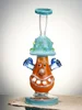 Lookah Rig 8.3" Cute Clown Mushroom Dab Rig, Colors: Orange, 3 image Lookah Rig 8.3" Cute Clown Mushroom Dab Rig, Colors: Orange, 3 image
