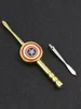 2pcs Captain America Dab Tools Gold