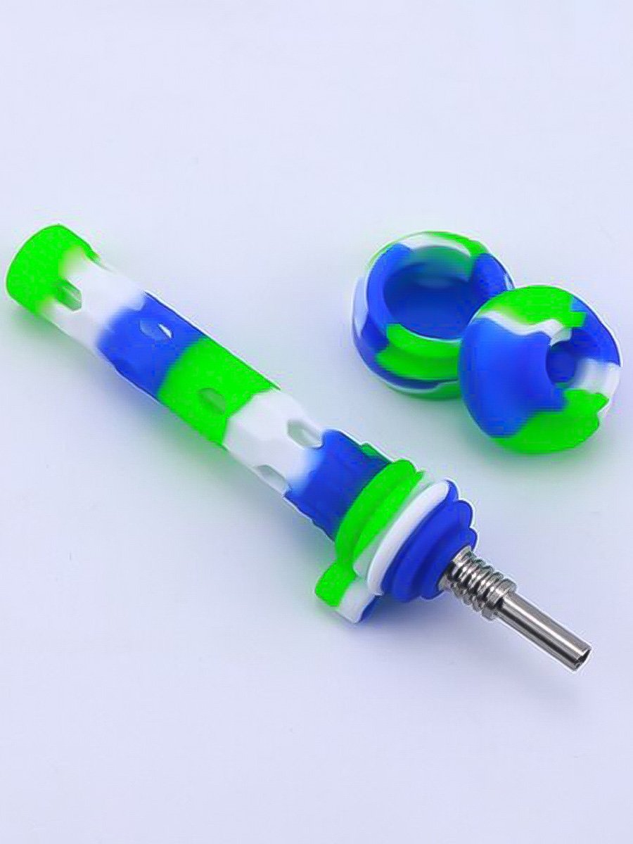 Silicone Nectar Collector Kit With Wax Container3