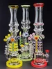 Lookah Bong 17" Skeleton Recycler Glass Water Pipe - Yellow, Colors: Yellow, 9 image Lookah Bong 17" Skeleton Recycler Glass Water Pipe - Yellow, Colors: Yellow, 9 image