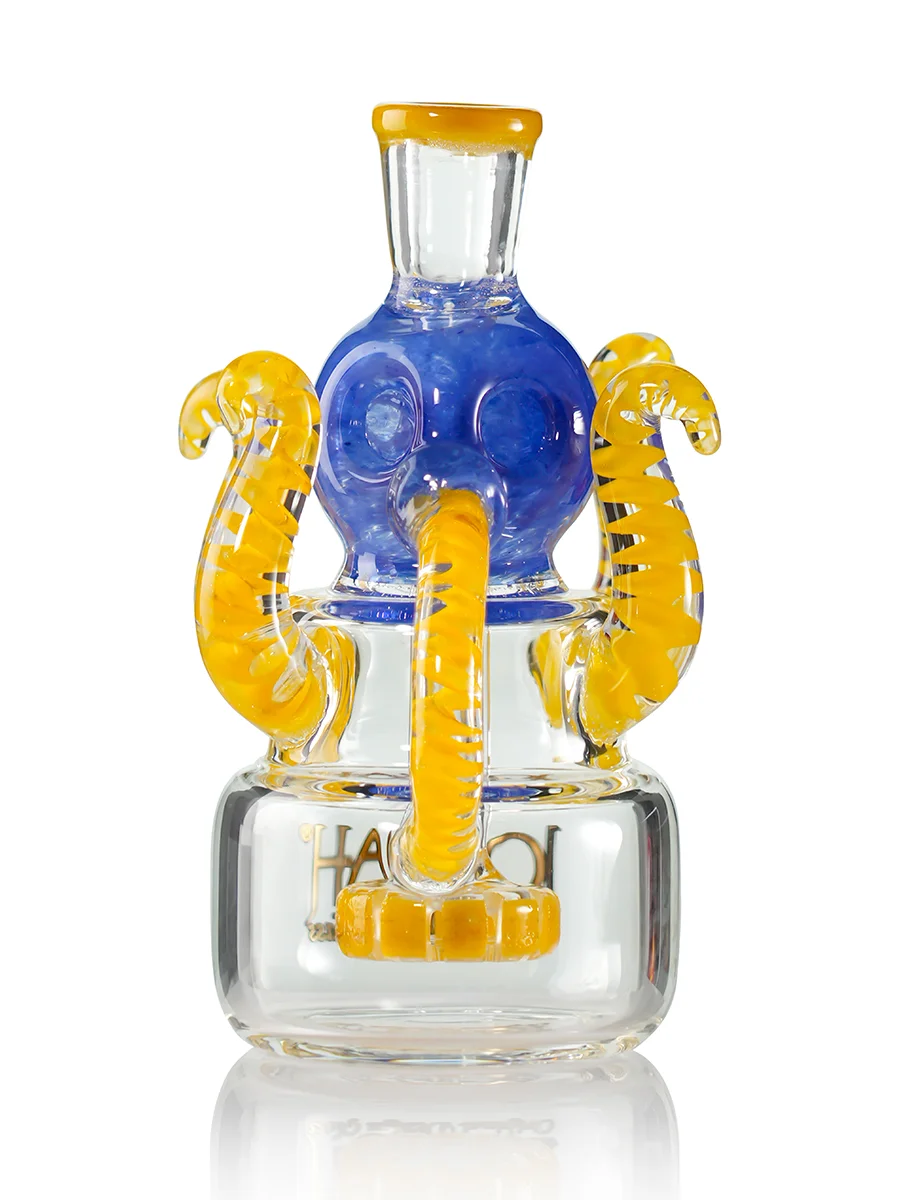 Yellow 14mm 90 Degree Male Joint Ash Catcher Yellow 14mm 90 Degree Male Joint Ash Catcher
