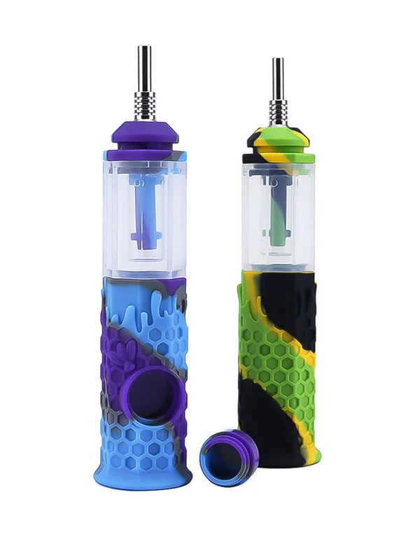 Bamboo Joint Silicone Nectar Collector1