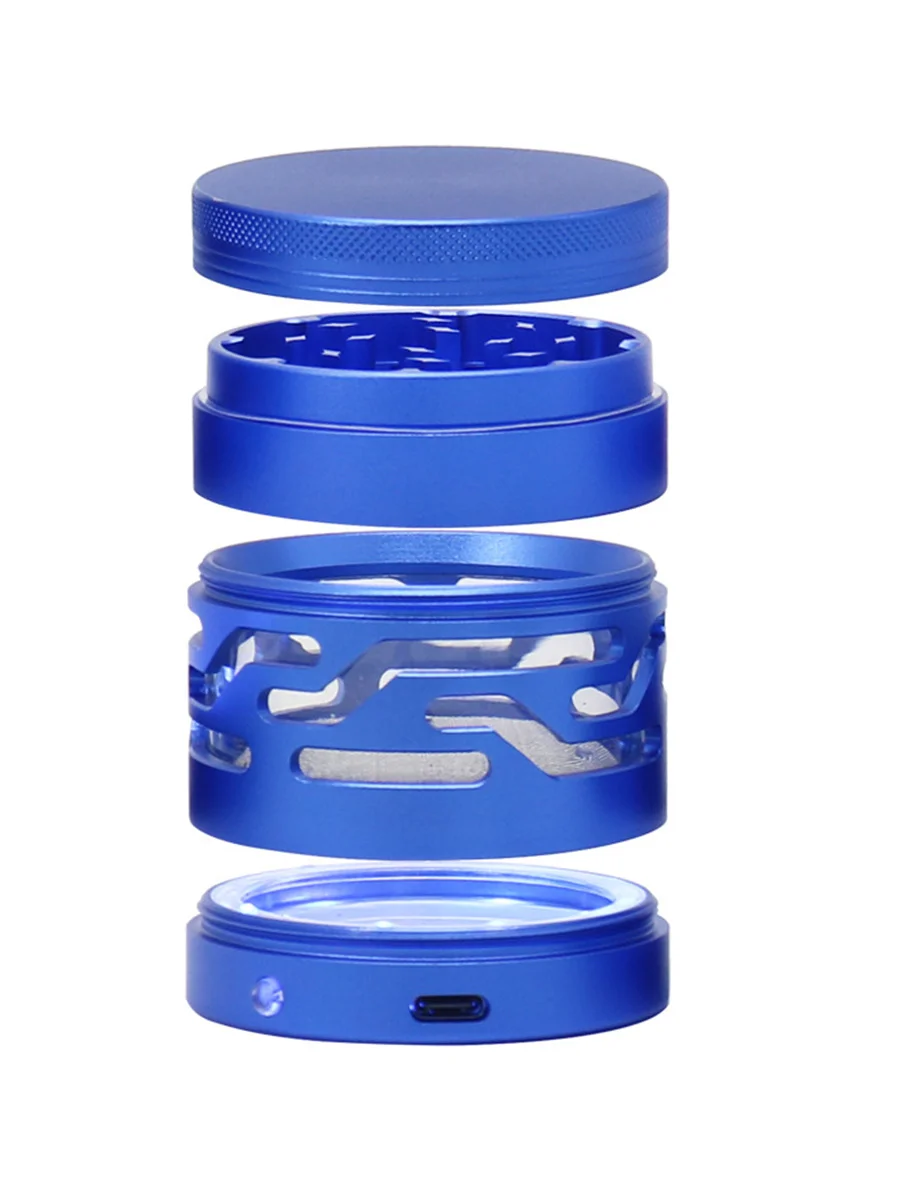 Aluminum Alloy Herb Grinder with Light Aluminum Alloy Herb Grinder with Light