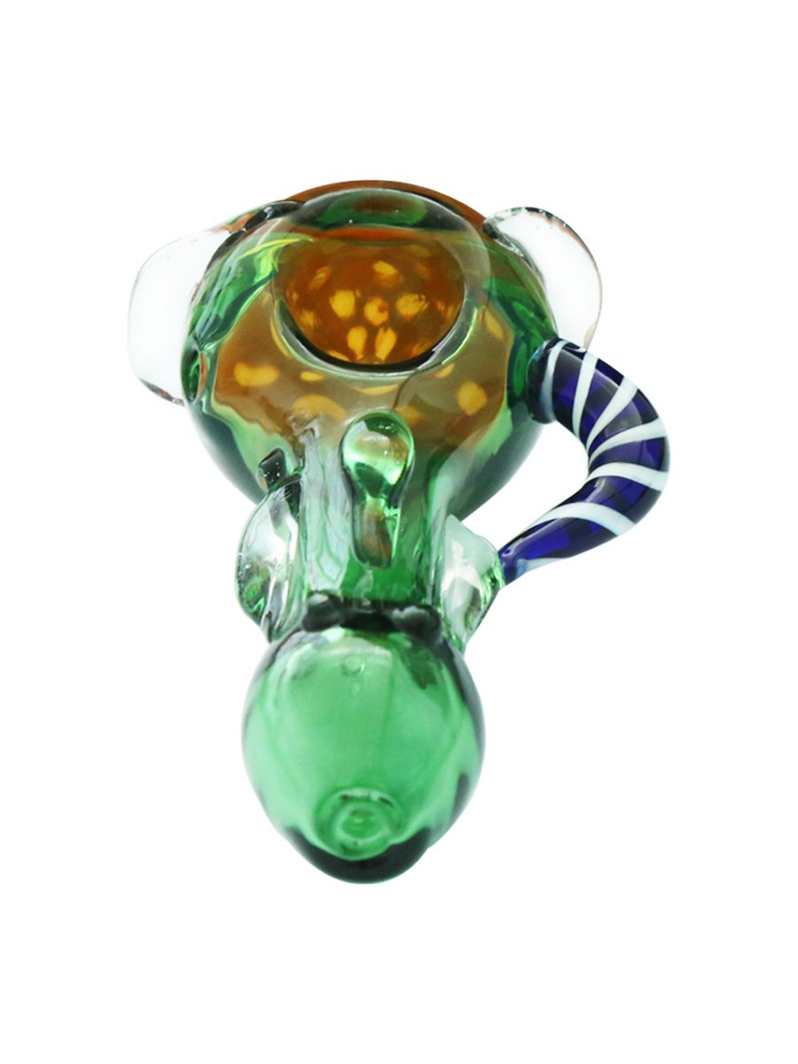 Mushroom-Shaped Glass Pipe, 4 image Mushroom-Shaped Glass Pipe, 4 image