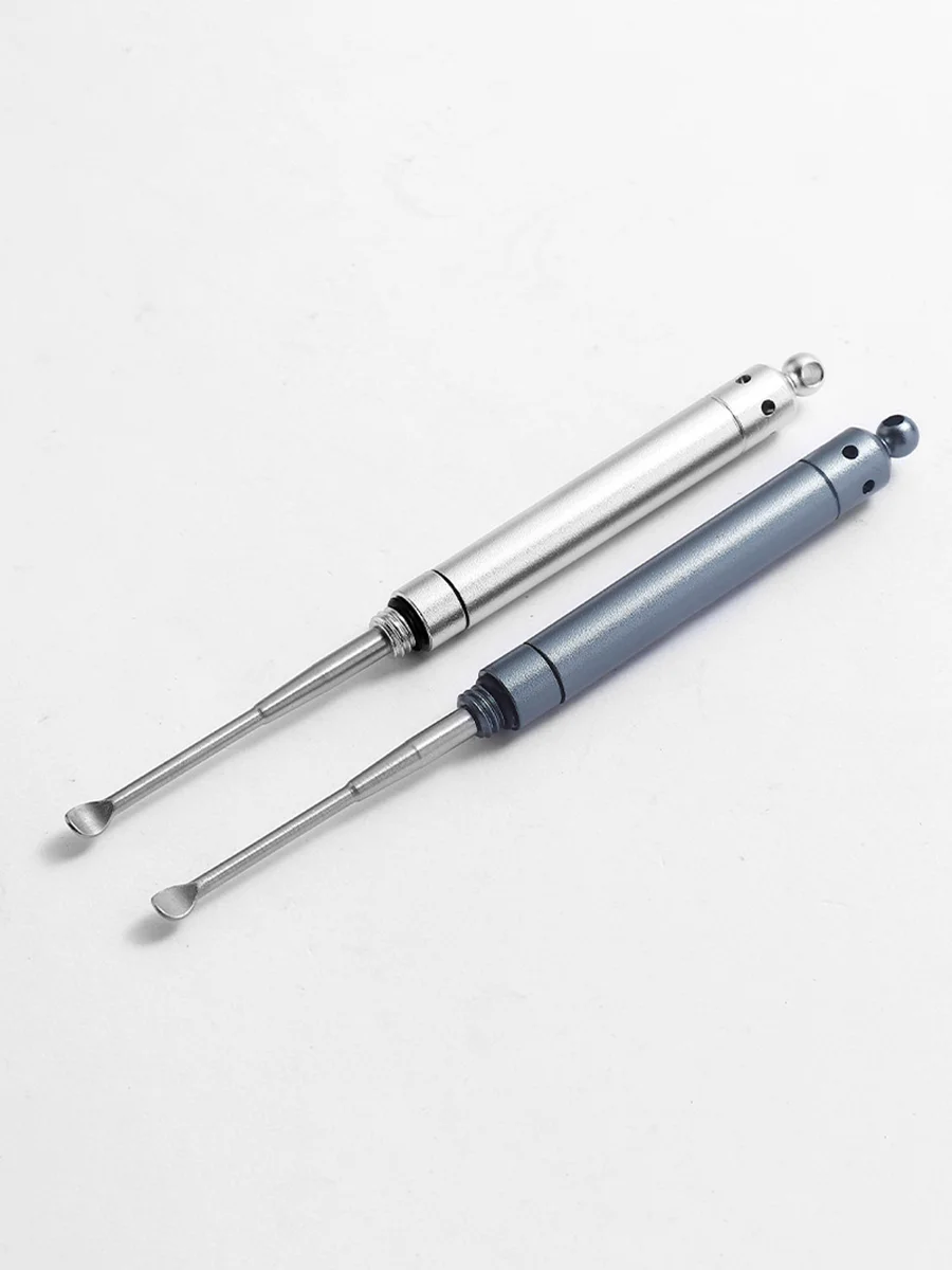 Portable Stainless Steel Dab Tools, Color: Gray-Blue, 8 image