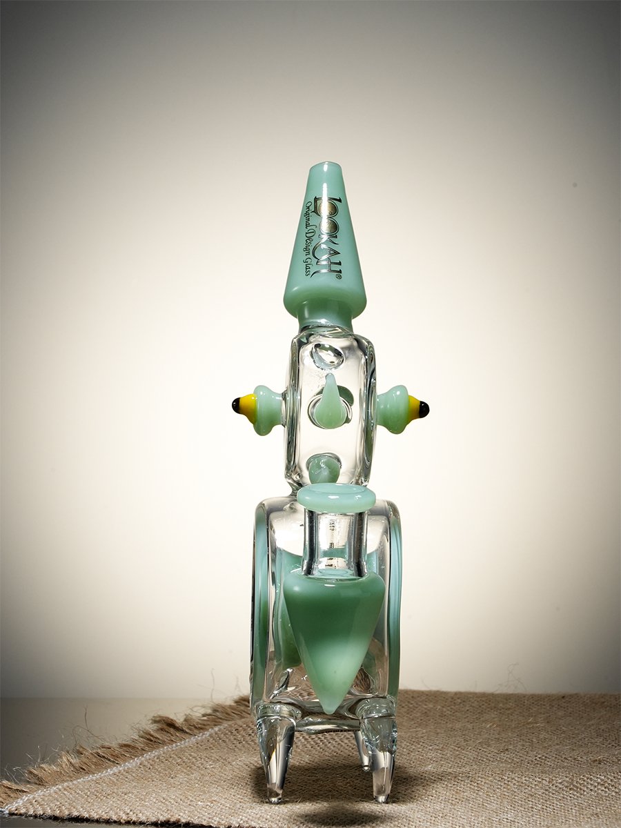 Green2 8&quot; Mini Cock Dab Rig
