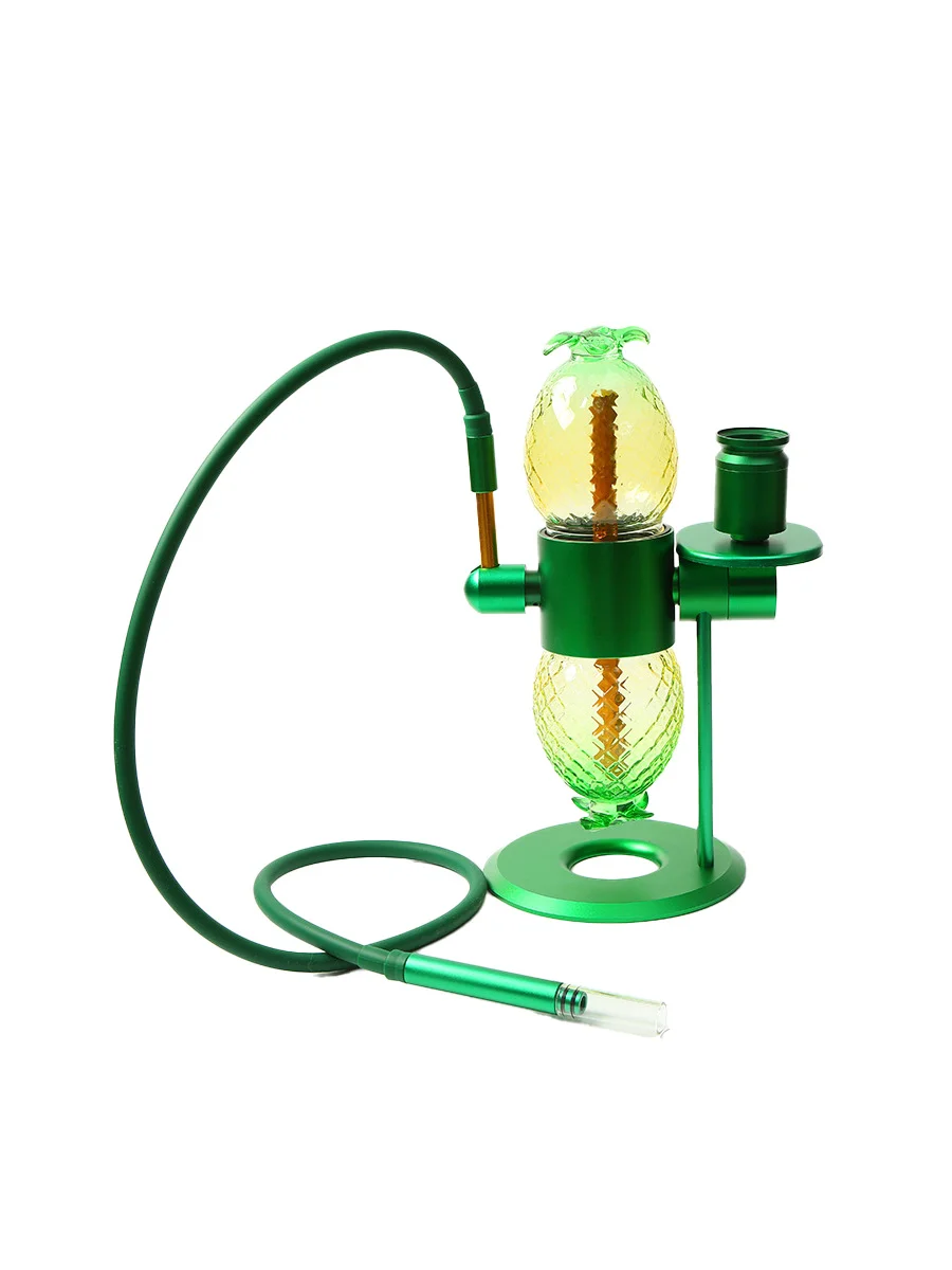 Pineapple Rotatable Gravity Bong  Green Pineapple Rotatable Gravity Bong  Green