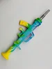 Machine Gun Silicone Glass Nectar Collecto Machine Gun Silicone Glass Nectar Collecto