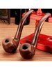 Carved Pure Wood Pipe Carved Pure Wood Pipe