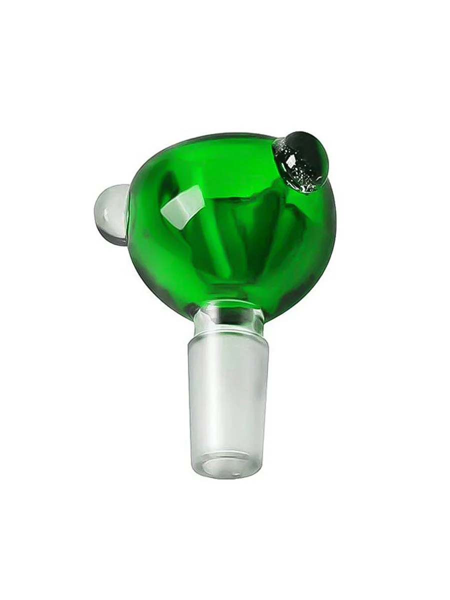2PCS 14MM Mushroom Glass Bong Bowl with Glass Marbles 2PCS 14MM Mushroom Glass Bong Bowl with Glass Marbles