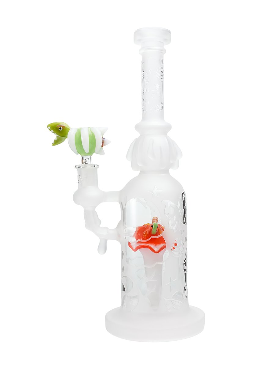 Green 14MM Mutant Bird Glass Bowl2