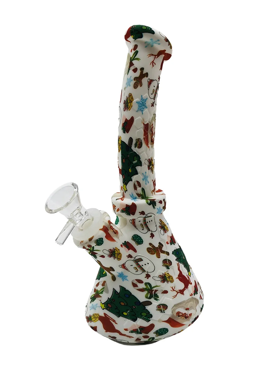 Large Horn Silicone Bong