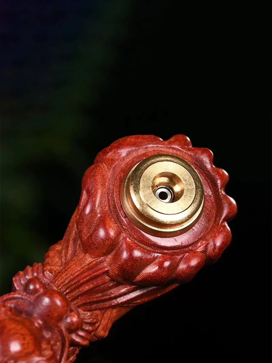 Rosewood Dragon Spitting Pearls Pipe, Type: Rosewood Rosewood Dragon Spitting Pearls Pipe, Type: Rosewood