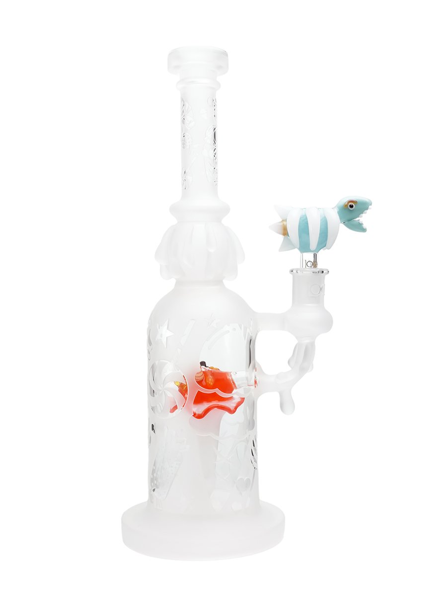 Light Blue 14MM Mutant Bird Glass Bowl Mian