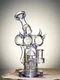 Lookah Bong 10" Fantasy Bird Recycler Water Pipe, Colors: Purple