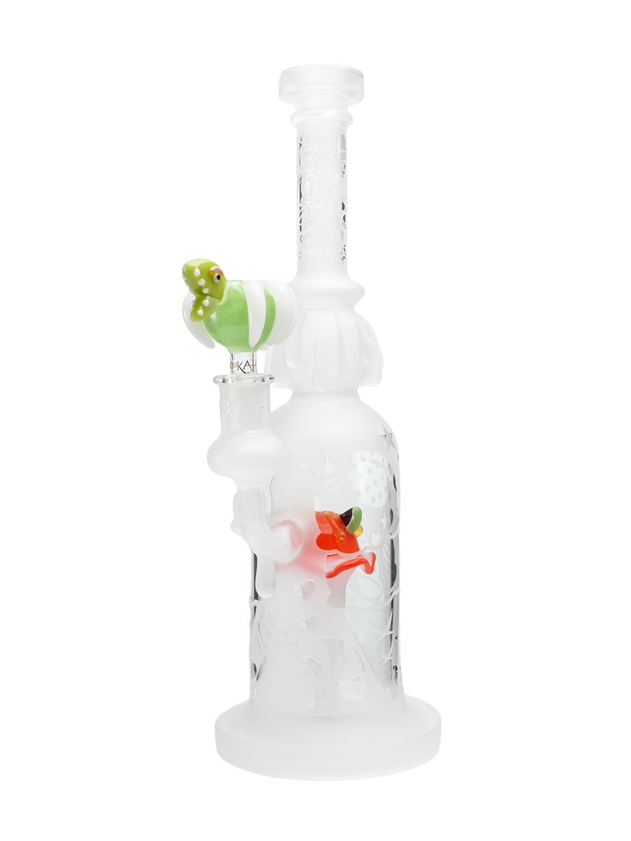 Green 14MM Mutant Bird Glass Bowl4