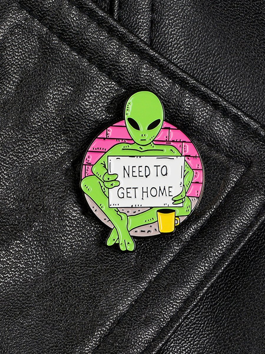 Alien Pin Brooches, 4 image