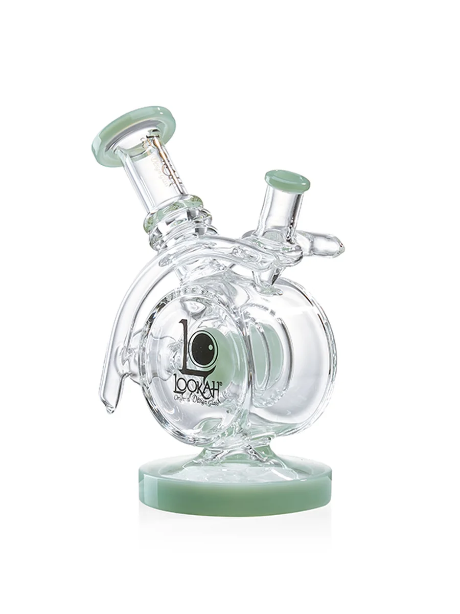 Lookah Rig 8" Cute Mini Dab Rig, Colors: Kiwi Green   , 3 image