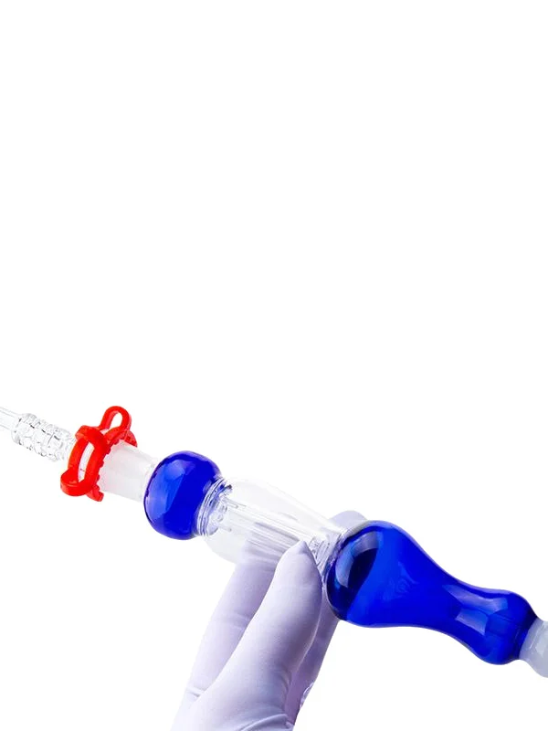 Glass Straight Tube Colorful Nectar Collector Glass Straight Tube Colorful Nectar Collector