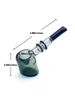 Hammer Sherlock Glass Pipe  Grey Detail Hammer Sherlock Glass Pipe  Grey Detail