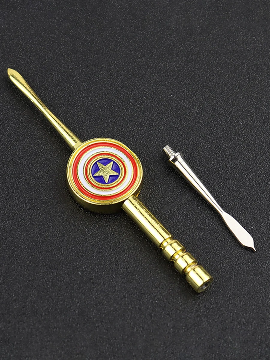 2pcs Captain America Dab Tools Gold