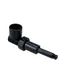 Nut 'N' Bolt Smoking Pipe, Color: Black