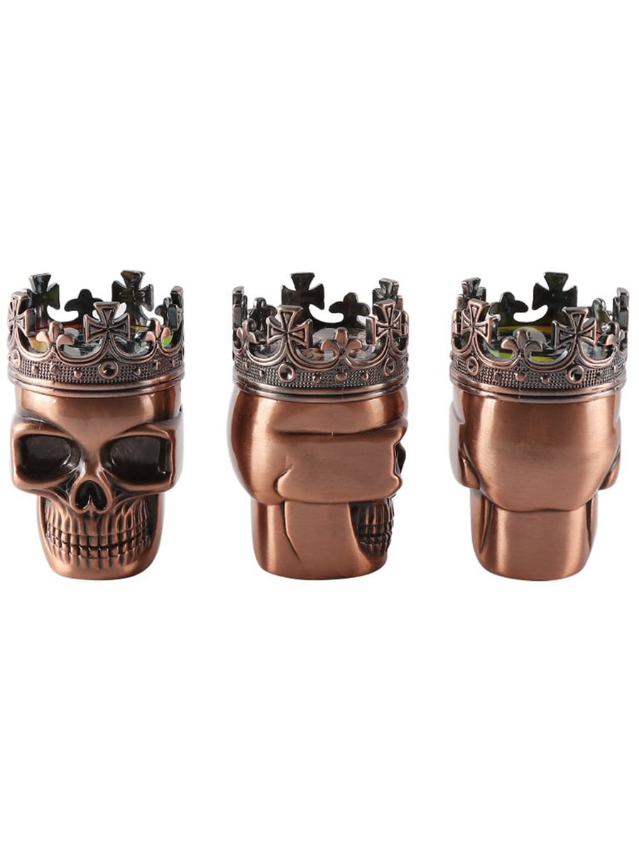 3 Layer Skull Cool Metal Herb Grinder5 3 Layer Skull Cool Metal Herb Grinder5
