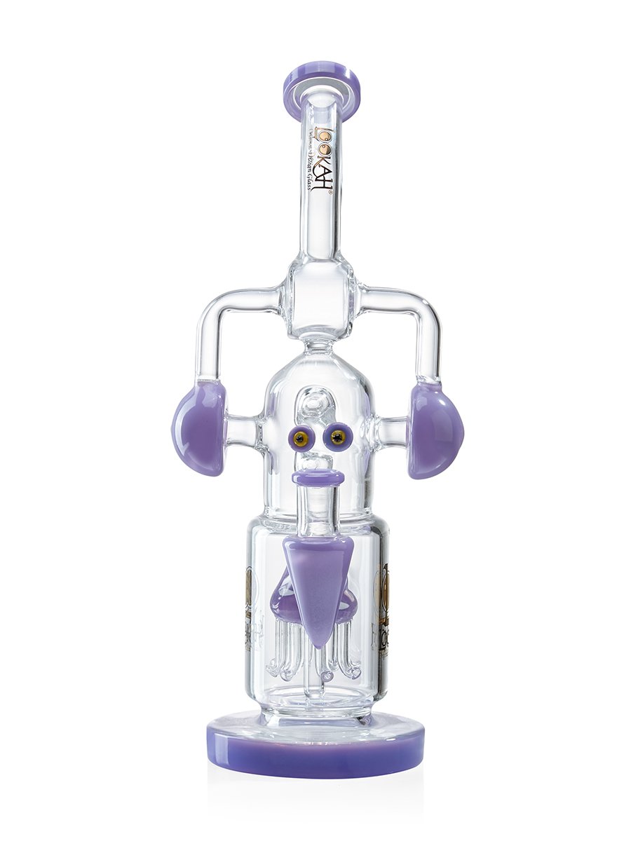 recycler decorative robot bong purple recycler decorative robot bong purple