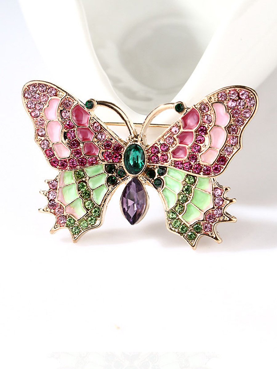 2PCS Butterfly Pin Brooches2
