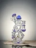 8.7" Novelty Rare Hourglass Spine Bong, Colors: Purple, 5 image