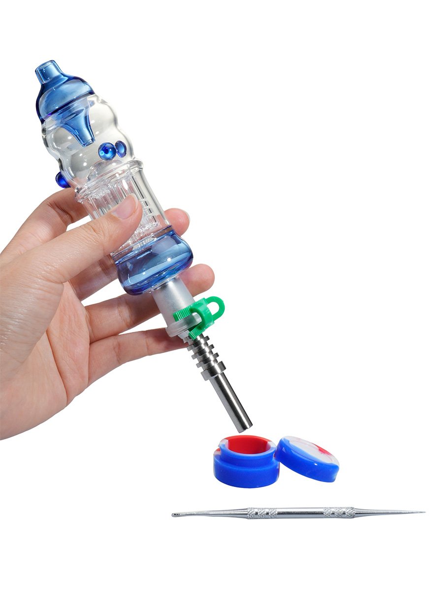 Large Tree Perc Water Filter Glass Nectar Collector, 7 image